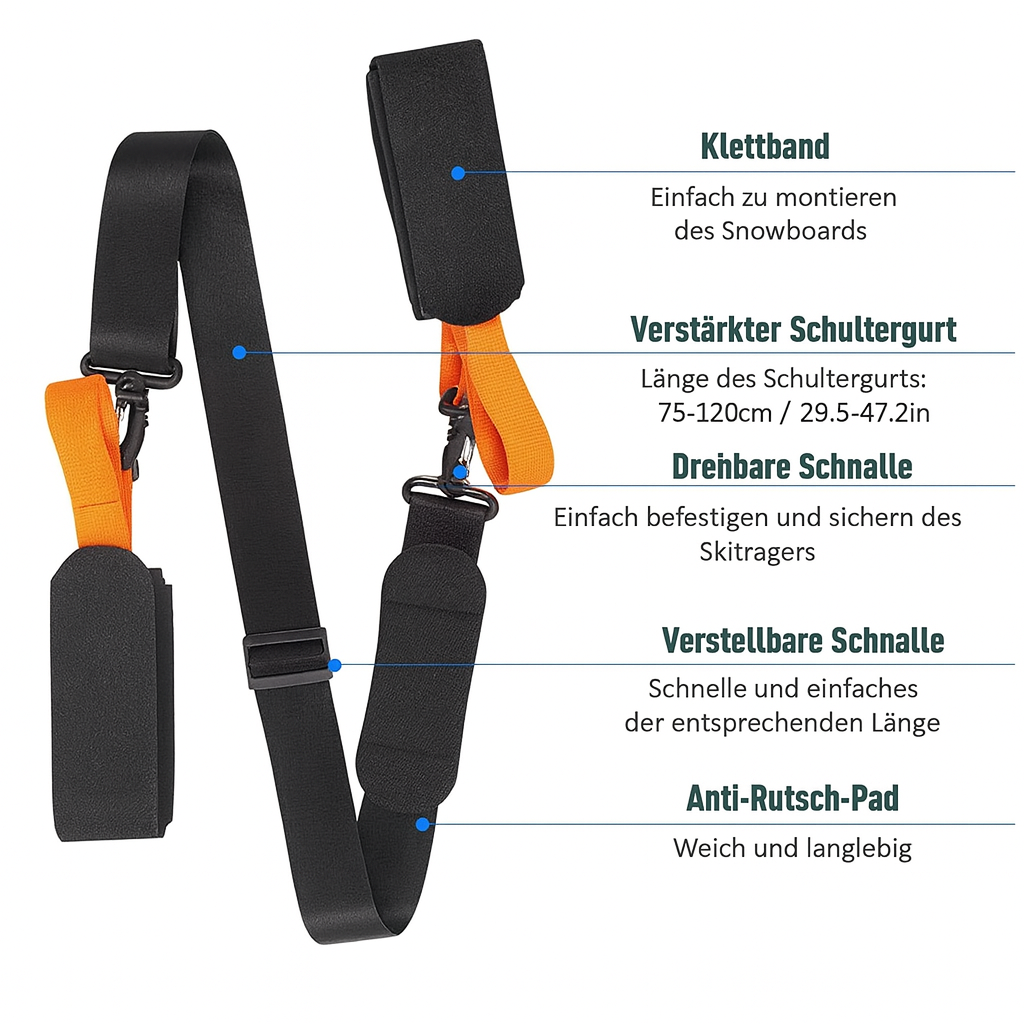 Premium-Skiträgergurt